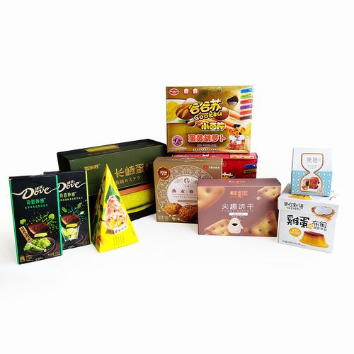 郑州印刷厂家定制快消品白卡纸面包饼干烘焙休闲食品包装盒